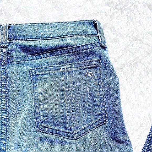 Rag & Bone High Rise Legging Denim Jeans SZ25 - Picture 2 of 8